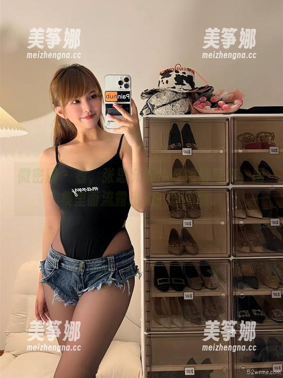张思允 微密圈 - 看,张思允的牛仔短裤写真,图集里面流露出的一丝不羁。
