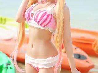 菠萝社 – 夏小秋秋秋户外写真:假装和大自然亲密无间,其实真心爱自拍!
